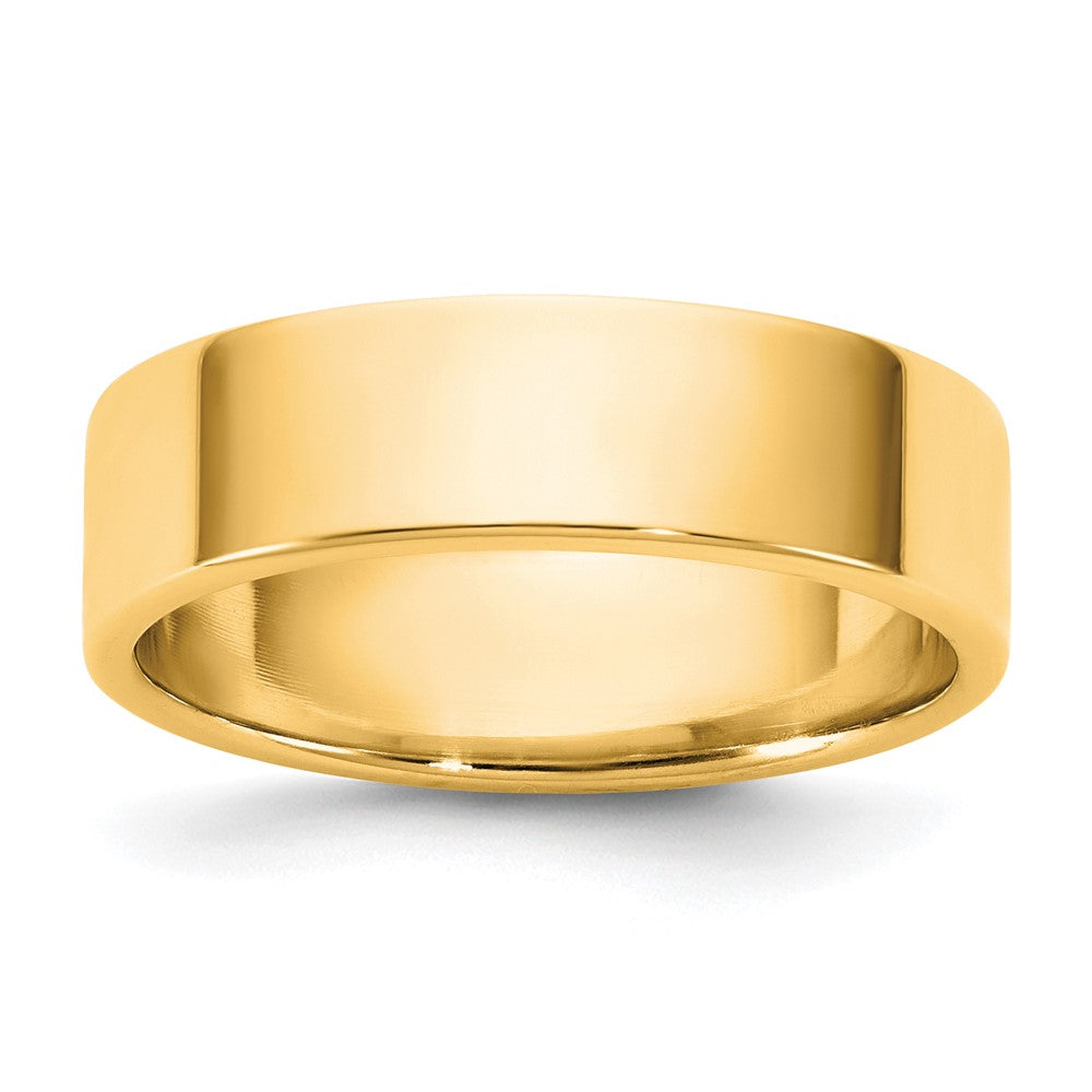 14KY 5.5mm LTW Flat Band Size 10