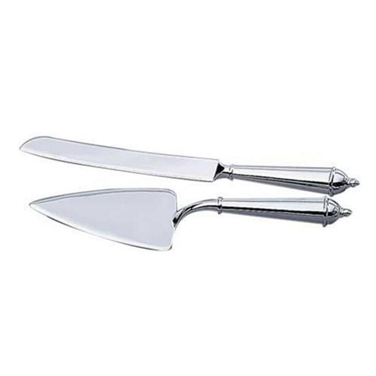 Leeber 86051 Elegance Rebecca Cake Server & Knife, 12.75 x 11.25 in.