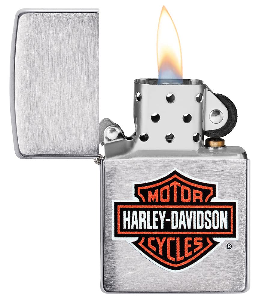 Zippo H-D Logo, Brushed Chrome 200HD.H252