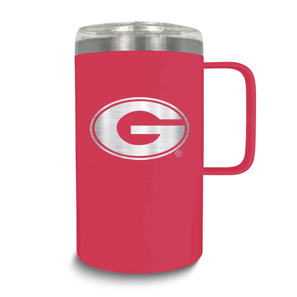 Collegiate University of Georgia Stainless Steel 18 oz. Hustle Mug with Lid
