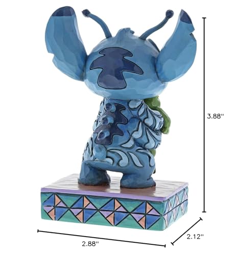 Enesco 4059741 Disney Traditions by Jim Shore ‚ÄúLilo and Stitch‚Äù Stich and Frog Stone Resin, 4‚Äù Figurine, 4 Inches, Multicolor