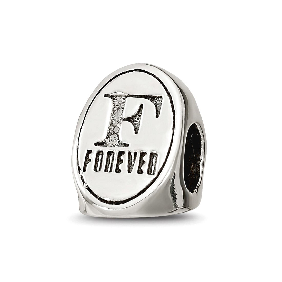 Sterling Silver Reflections Best Friend Trilogy Oval Bead