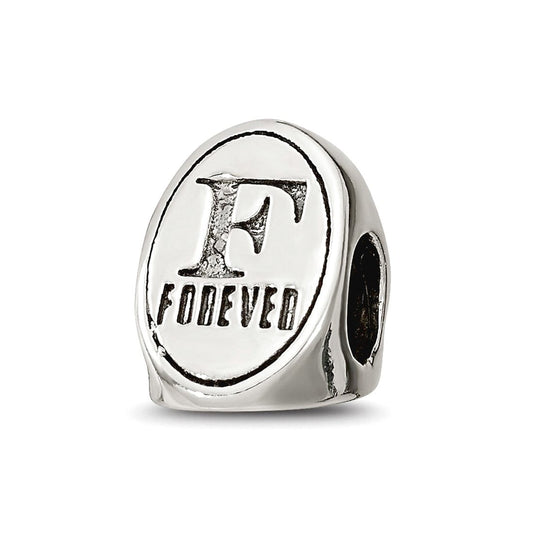 Sterling Silver Reflections Best Friend Trilogy Oval Bead