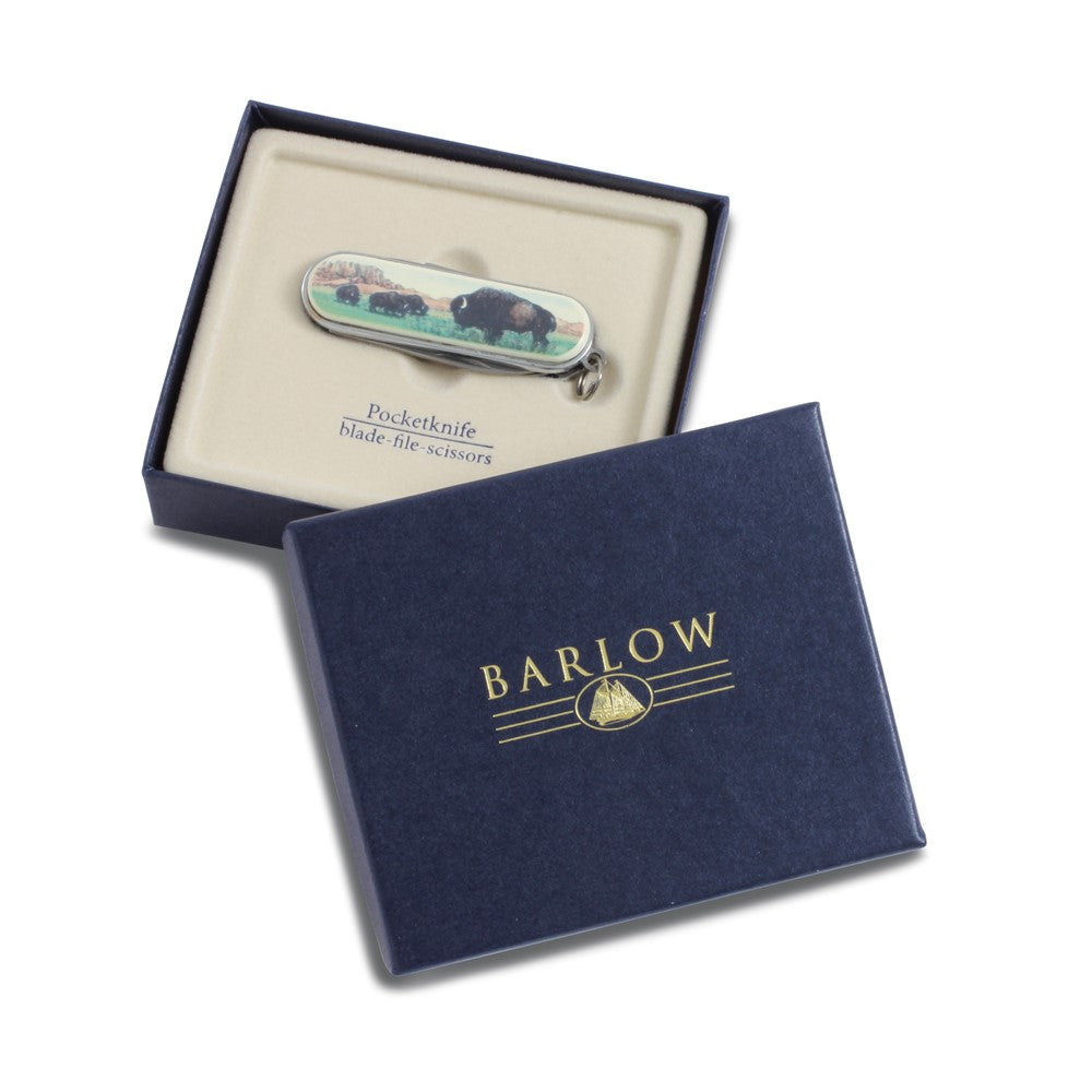 Barlow Designs Color Buffalo Multifunction Pocket Knife