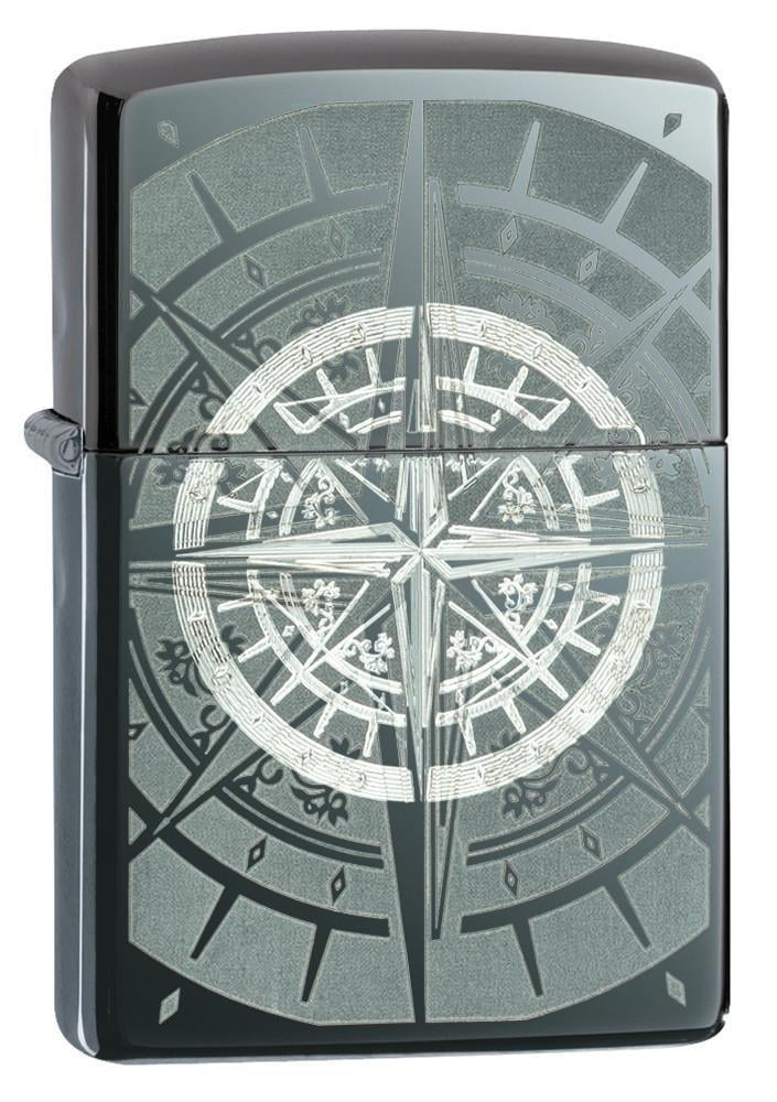 Zippo Compass Black Ice Pocket Lighter