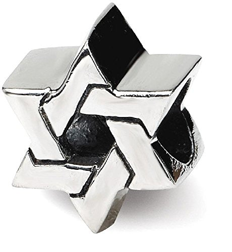 Sterling Silver Reflections Star of David Bead
