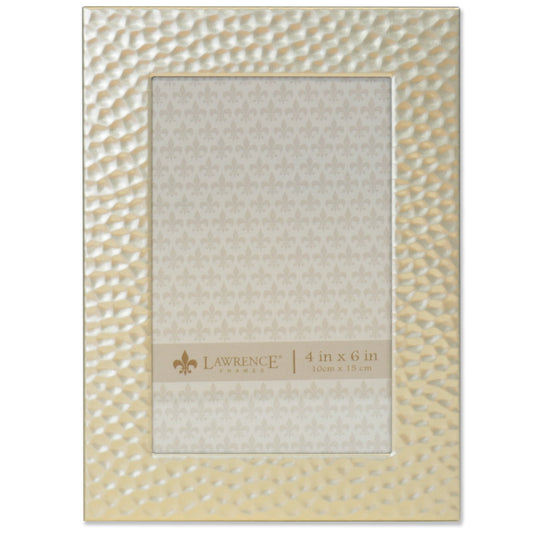 4x6 Hammered Metal Frame - Gold