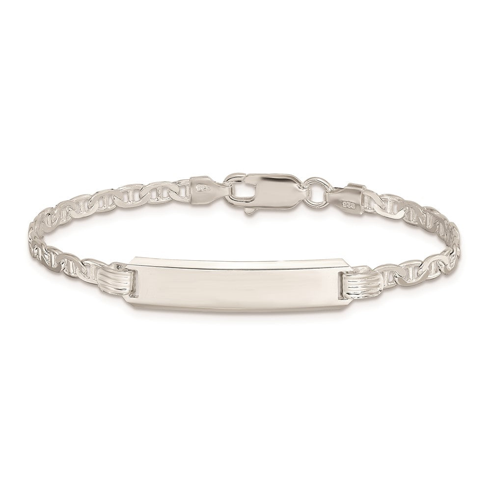Sterling Silver Children's ID Bracelet 6 inches
