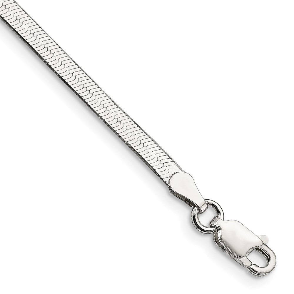 Sterling Silver 3mm Magic Herringbone Chain 8 inches