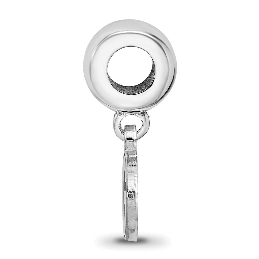 LogoArt SS035UGA Sterling Silver University of Georgia Extra Small Dangle Bead Charm