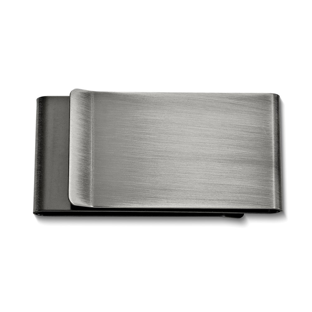 Chrome-Plated Double-Sided Boxed Money Clip