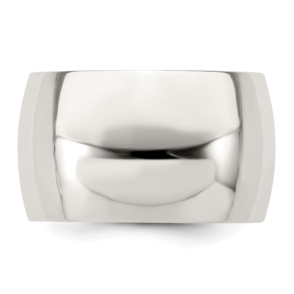 Sterling Silver 12mm Half Round Size 6 Band