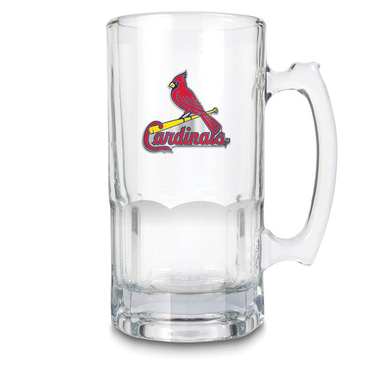 MLB St. Louis Cardinal Glass 32 ounce Macho Mug
