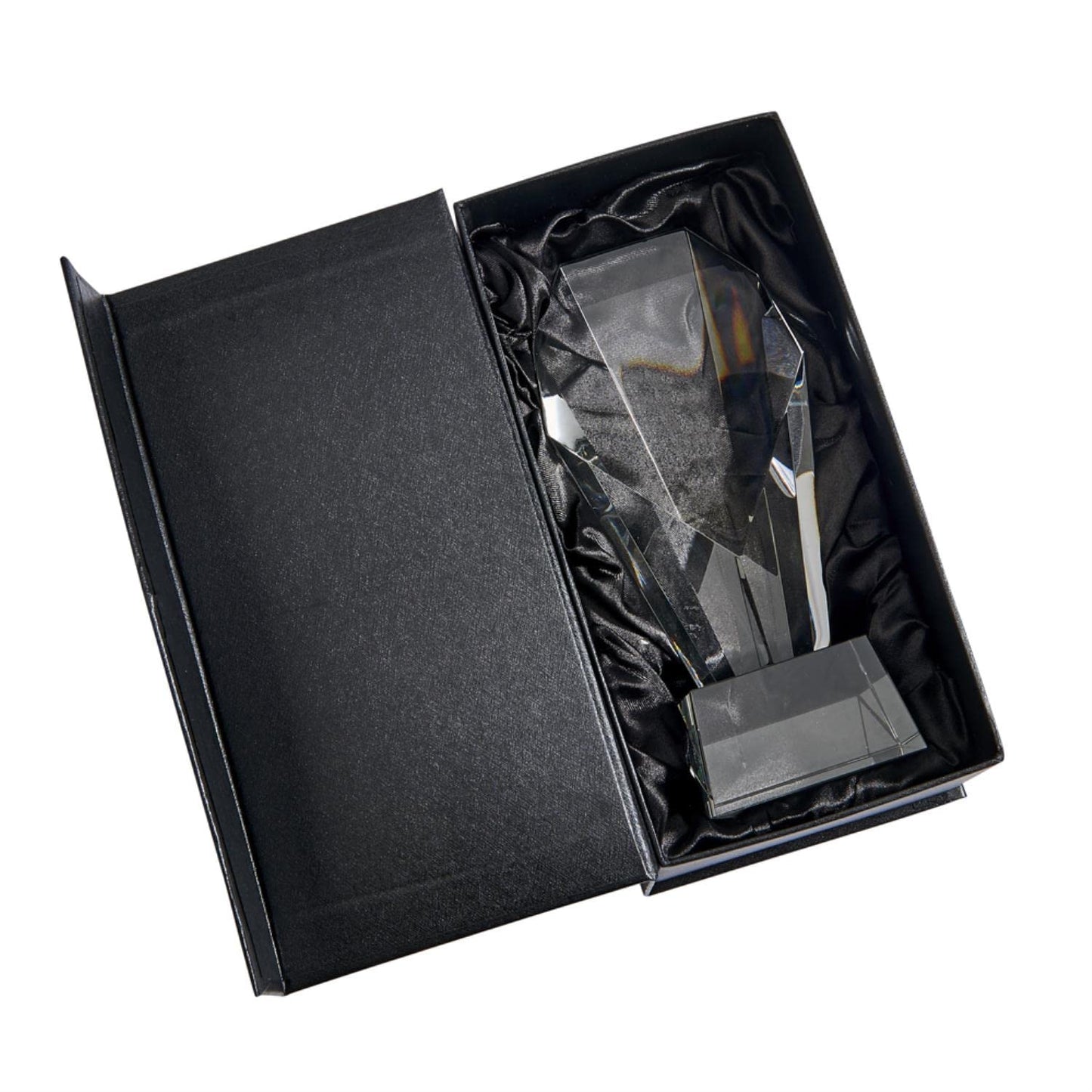 9.25" Optic Crystal Fountain Trophy