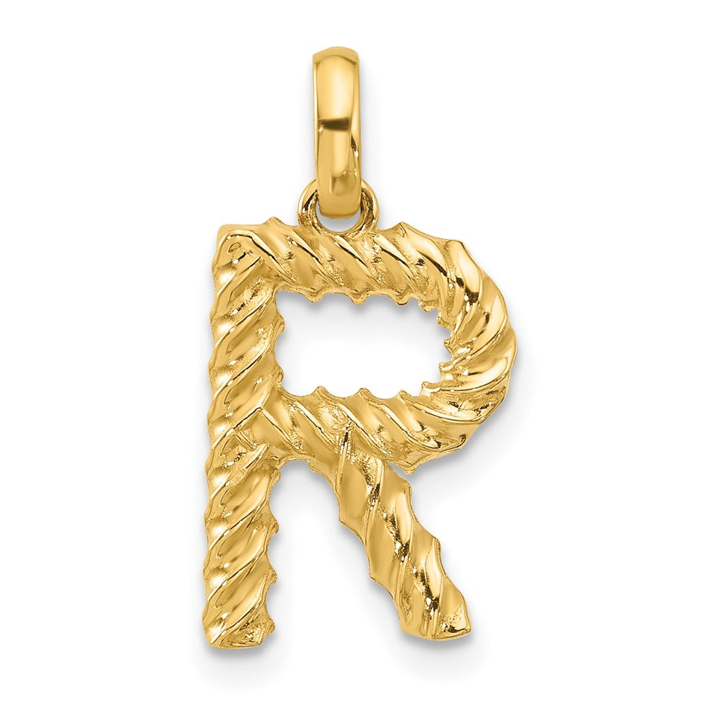 14ky Fancy Twist Letter R