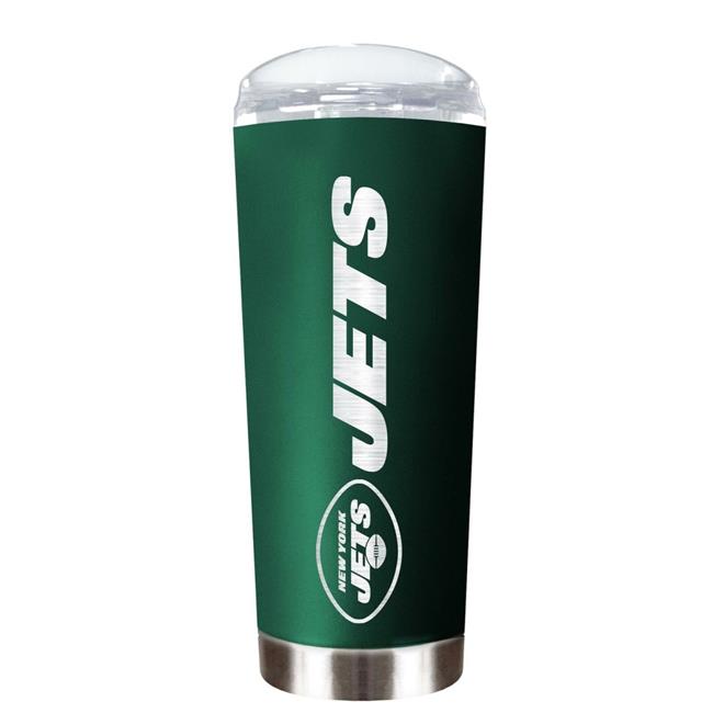 Great American Products 56639 20 oz NFL New York Jets Stainless Steel Roadie Travel Tumber