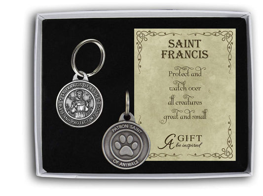 Cathedral Art Dog Tag - St. Francis, One Size, Multicolored