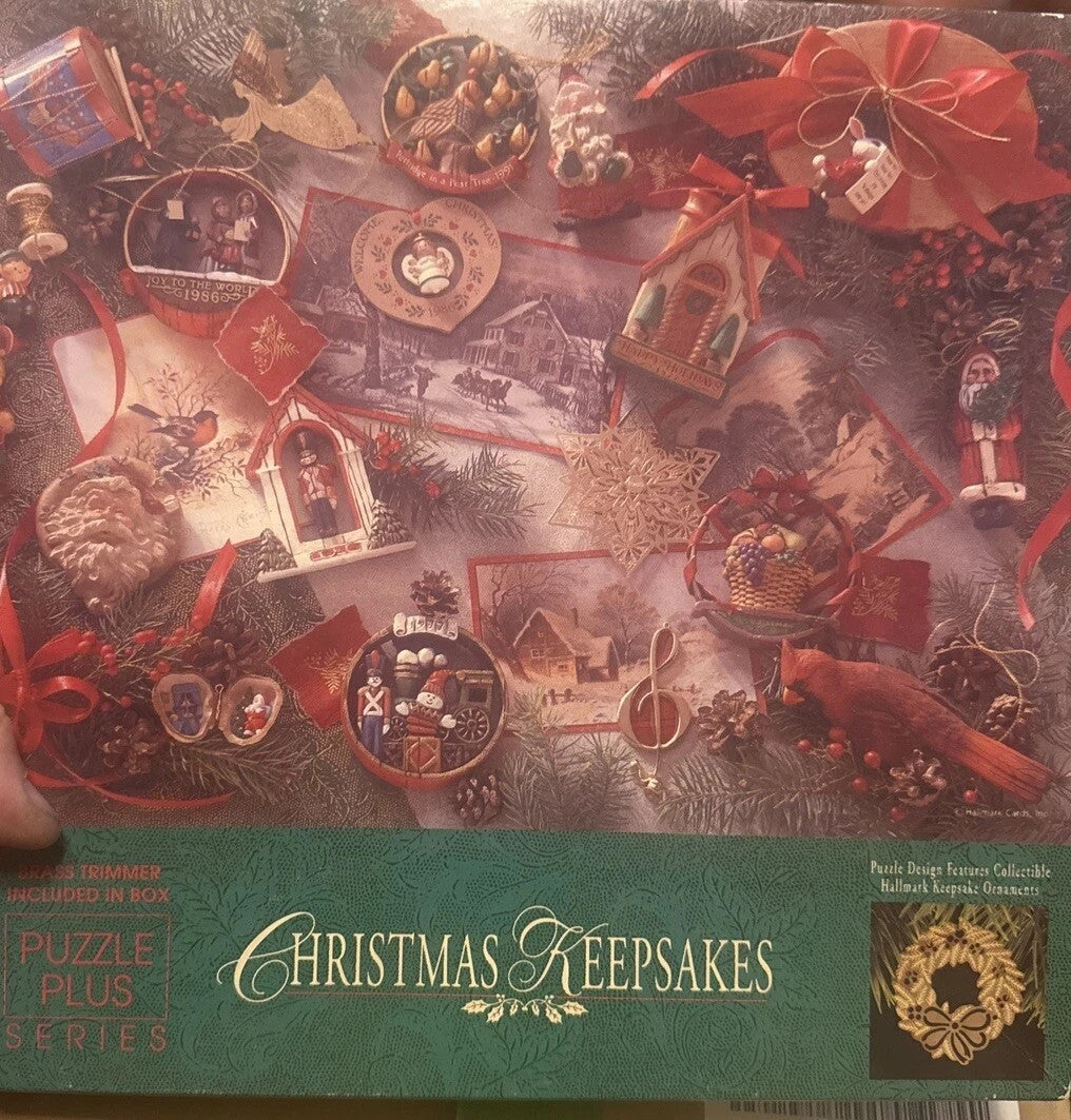 Vintage90s Springbok Puzzle 500 Piece "Christmas Keepsakes"  Brand New