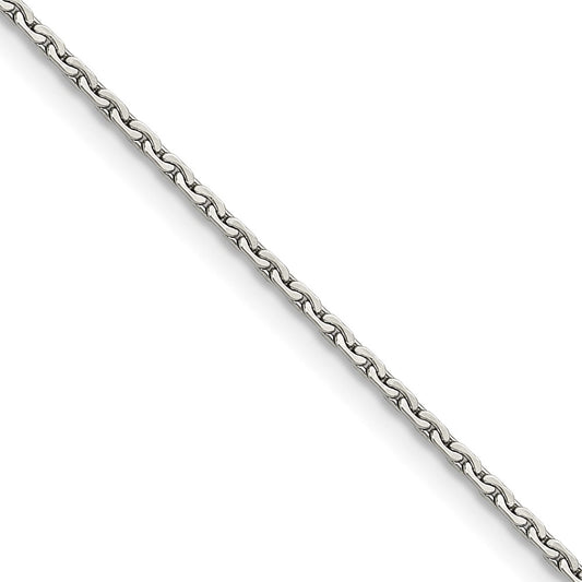 Chisel Stainless Steel Polished 1.5mm 18 inch Fancy Link Chain