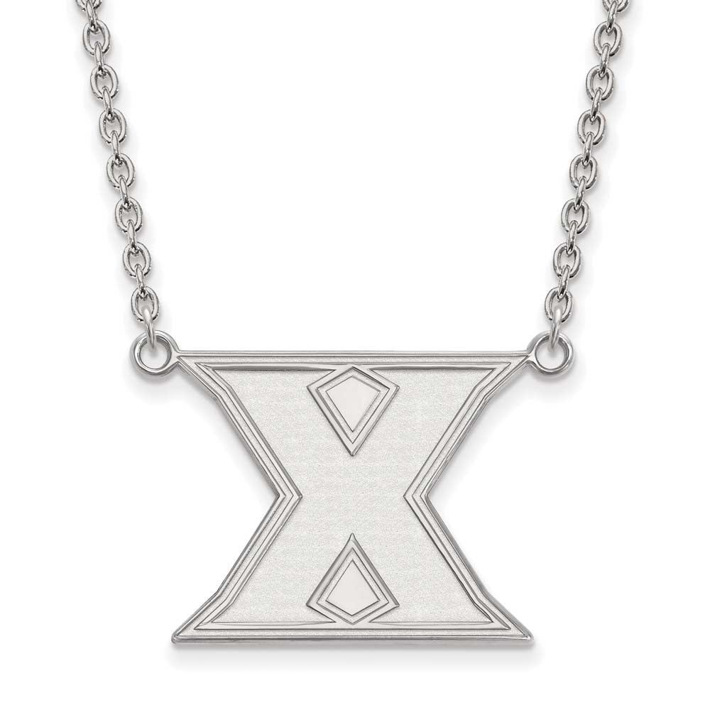 LogoArt Sterling Silver  Xavier University Large Pendant with Necklace by Versil