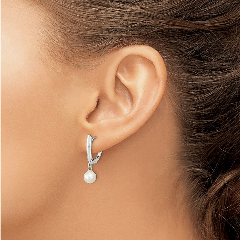 Sterling Silver Polished 1.5mm Square Endless Tube Hoop Earrings