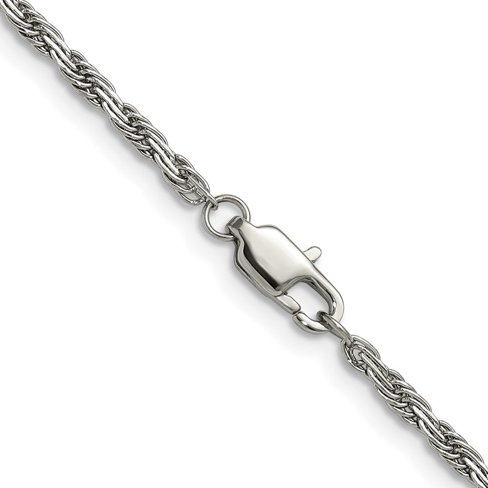 Chisel Stainless Steel Polished 2mm 20 inch Fancy Rope Chain