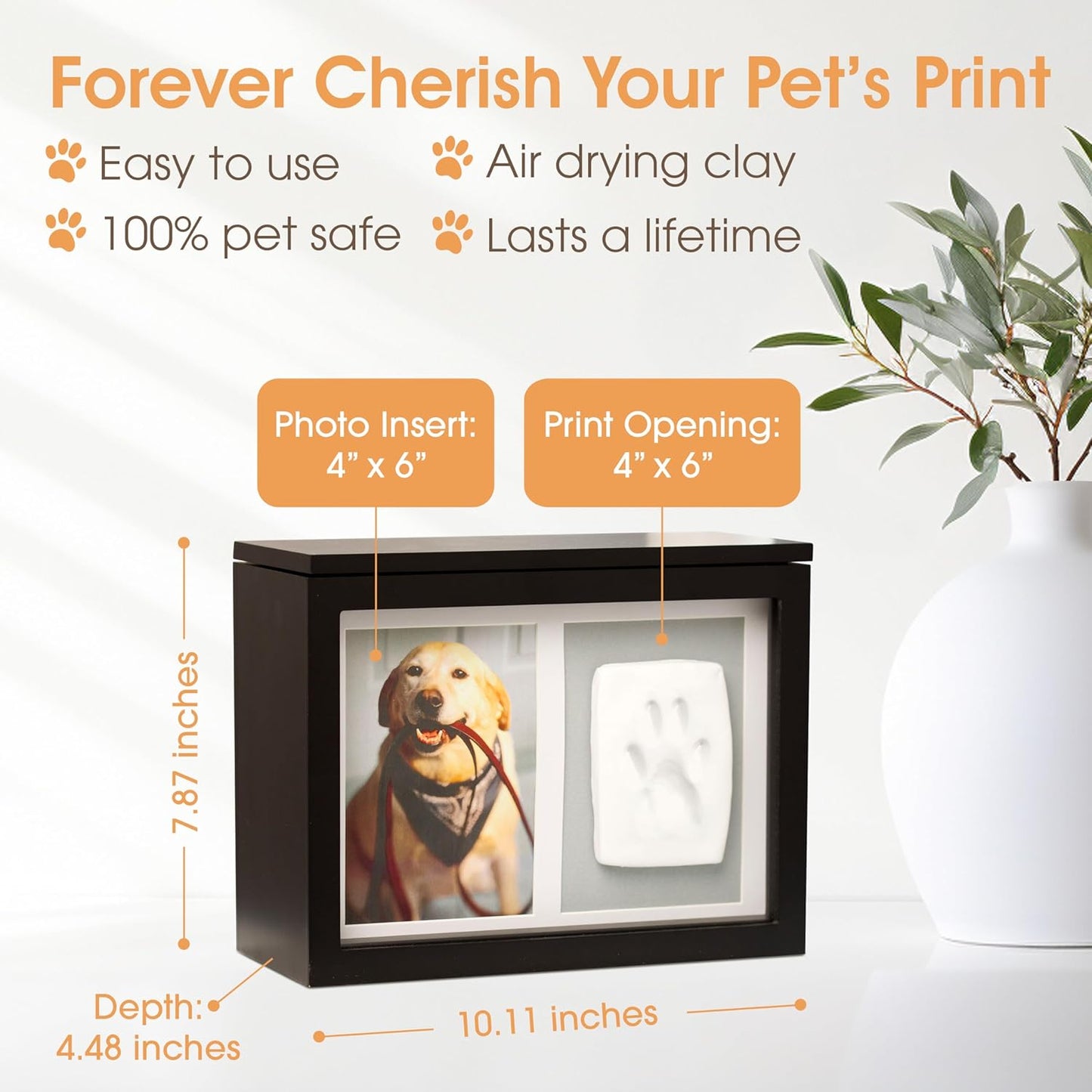 Pearhead Pet Memory Box & Urn