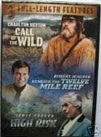 Call Of The Wild & Beneath The Twelve Mile Reef & High Risk DVD