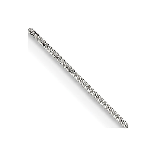 Sterling Silver .8mm Curb Chain 14 Inches