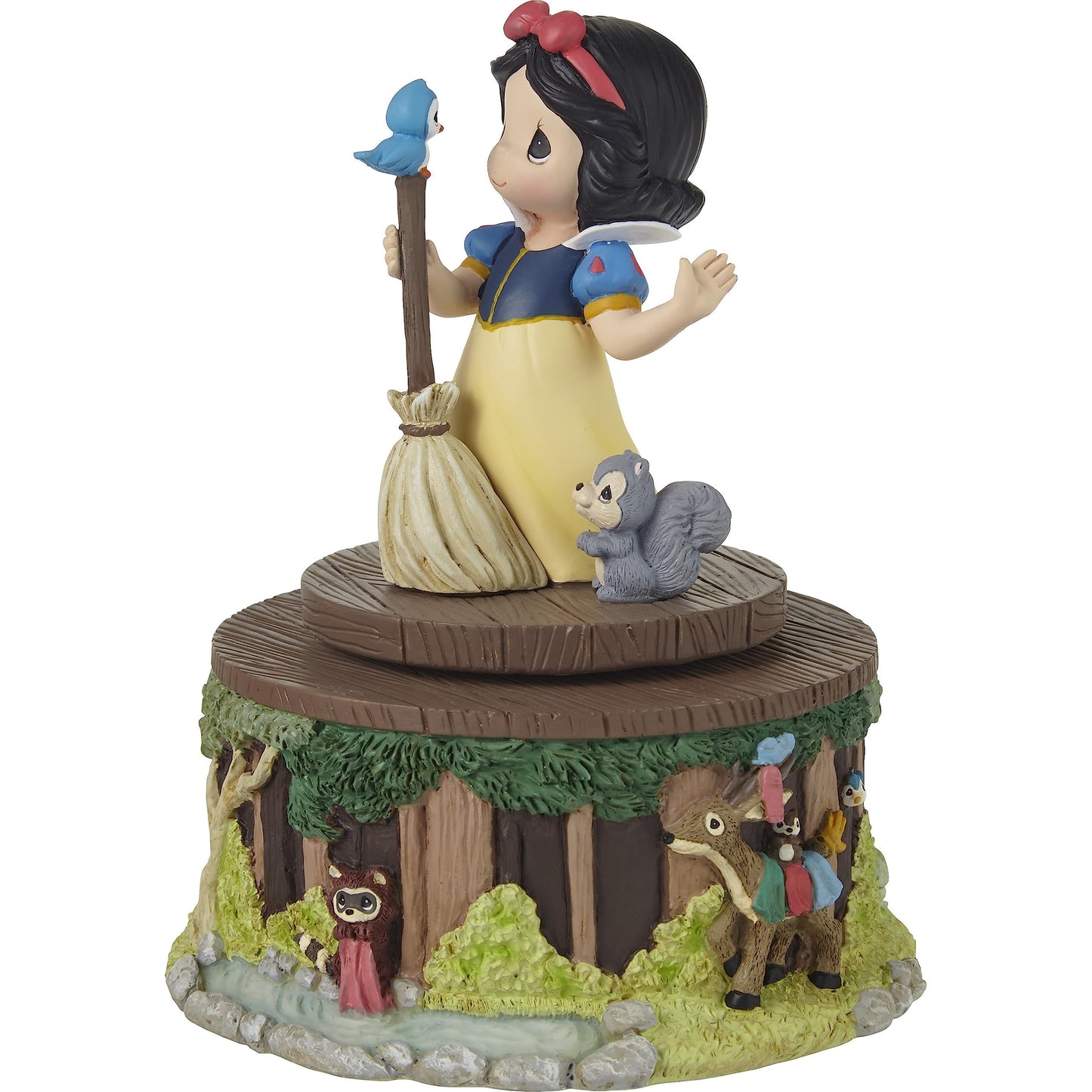 Precious Moments 231107 ‚ÄúWhistle While You Work‚Äù Disney Snow White Rotating Resin Musical