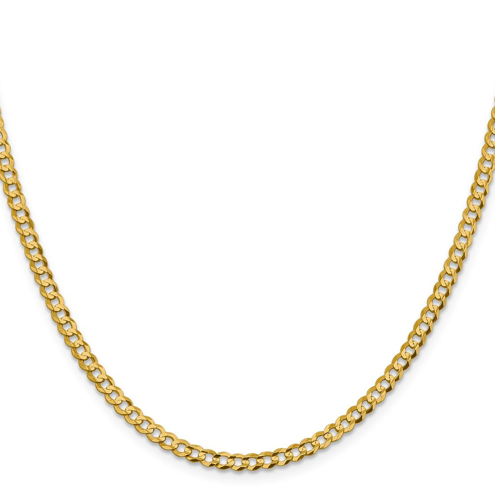 10k 3.7mm Lightweight Flat Cuban Chain