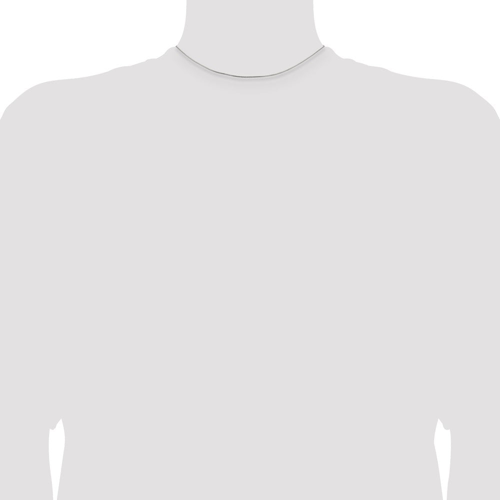 Sterling Silver .8mm Box Chain 14 Inches
