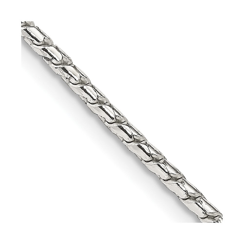 Sterling Silver 1.75mm Round Franco Chain 18 Inches
