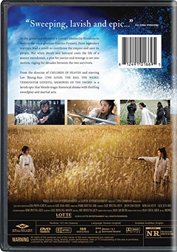 Memories of the Sword (DVD), Well Go USA, Action & Adventure