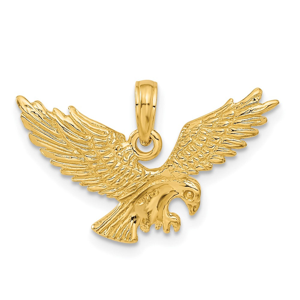 10k Gold 3-D Eagle Charm
