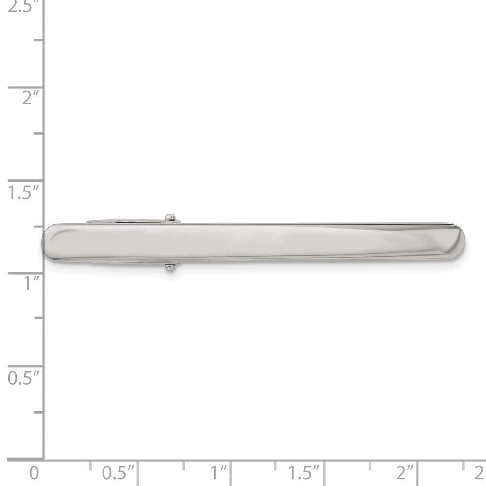 Chisel Stainless Steel Tie Clip