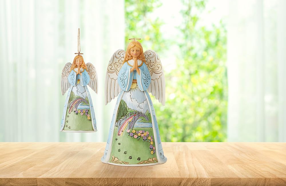 Enesco Jim Shore Heartwood Creek Rainbow Bridge Angel Figurine