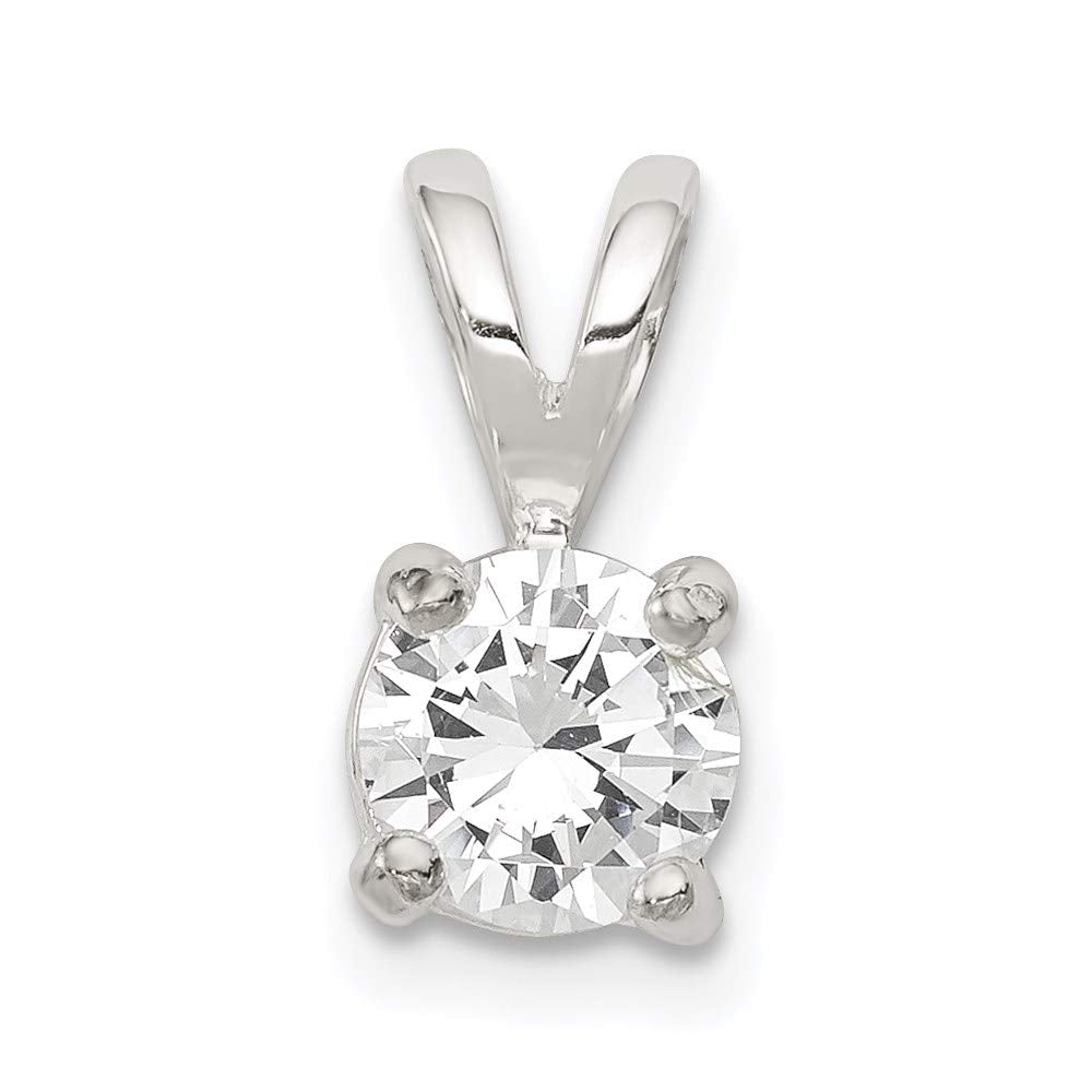 Sterling Silver CZ Pendant