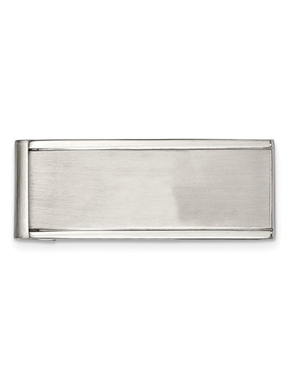 Primal Steel Stainless Steel Brushed and Polished Money Clip
