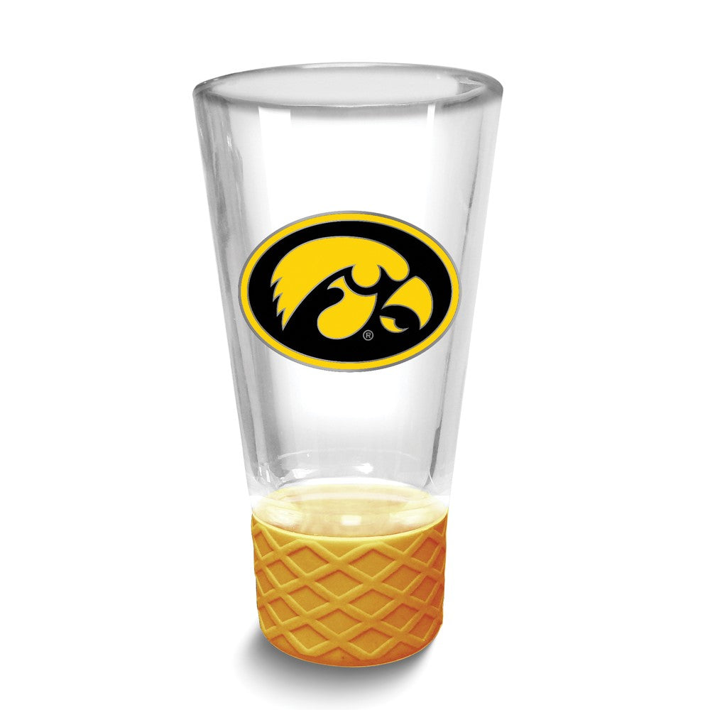Collegiate University of Iowa Collectors 4 oz. Shot Glass with Silicone Base