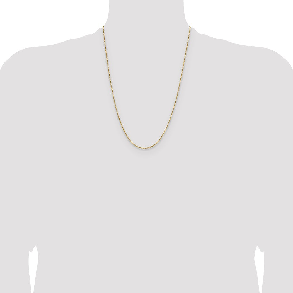 14K 1.65mm D/C Square Cable Chain