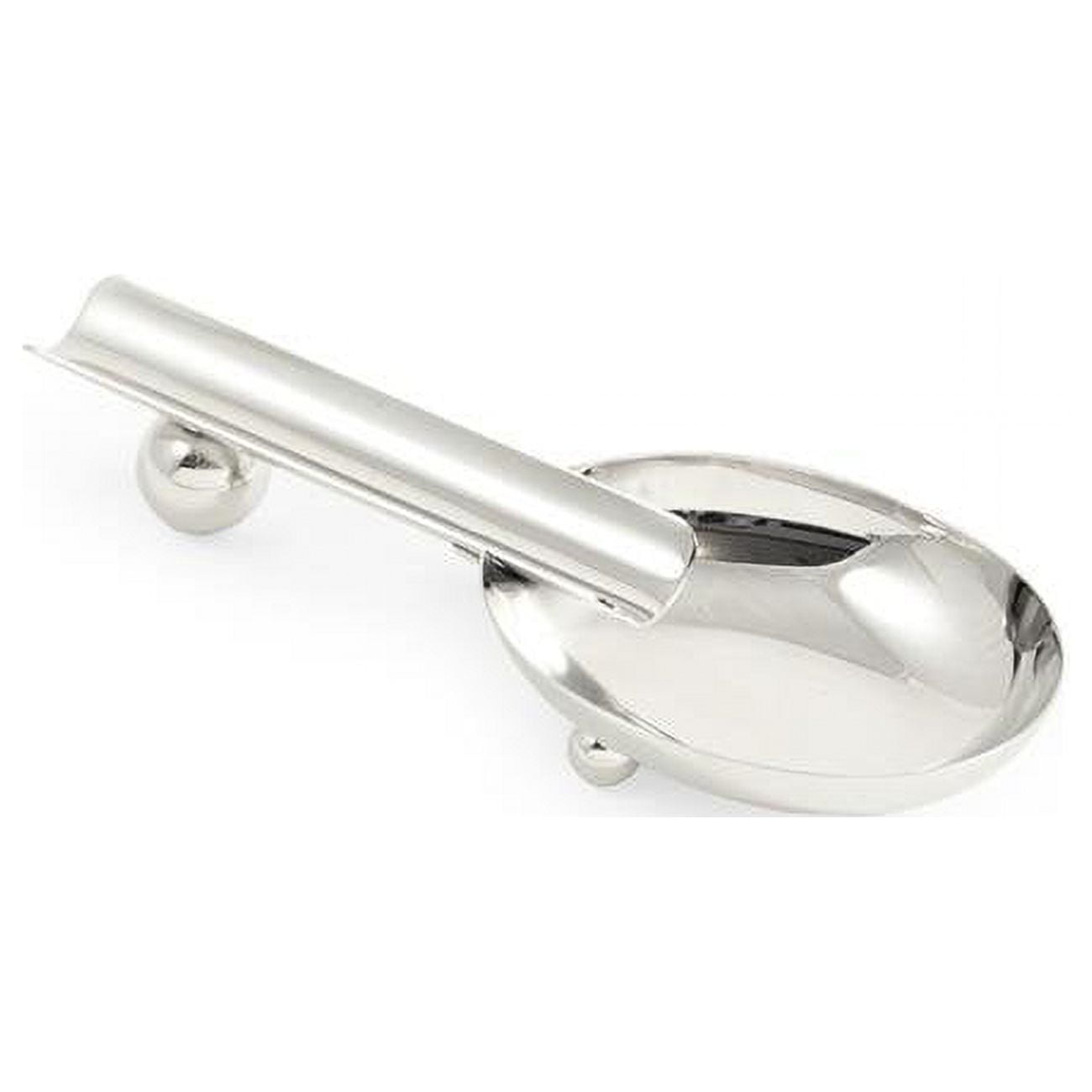 Bey-Berk International C309 Stainless Steel Single Cigar Ashtray, Silver