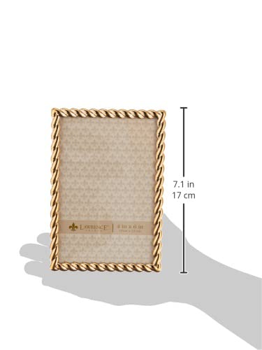 Lawrence Frames 4x6 Golden Rope Picture Frame 712046