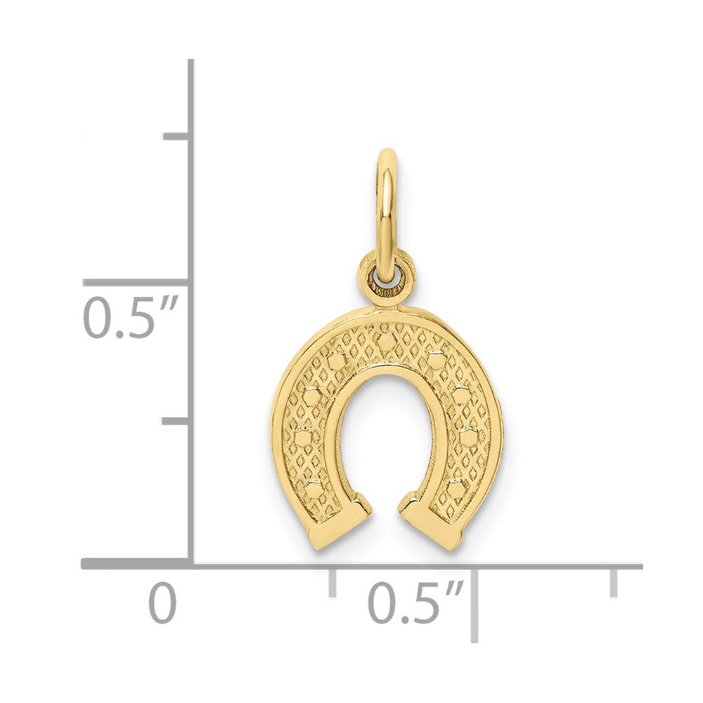 10k Horseshoe Charm Yellow Gold