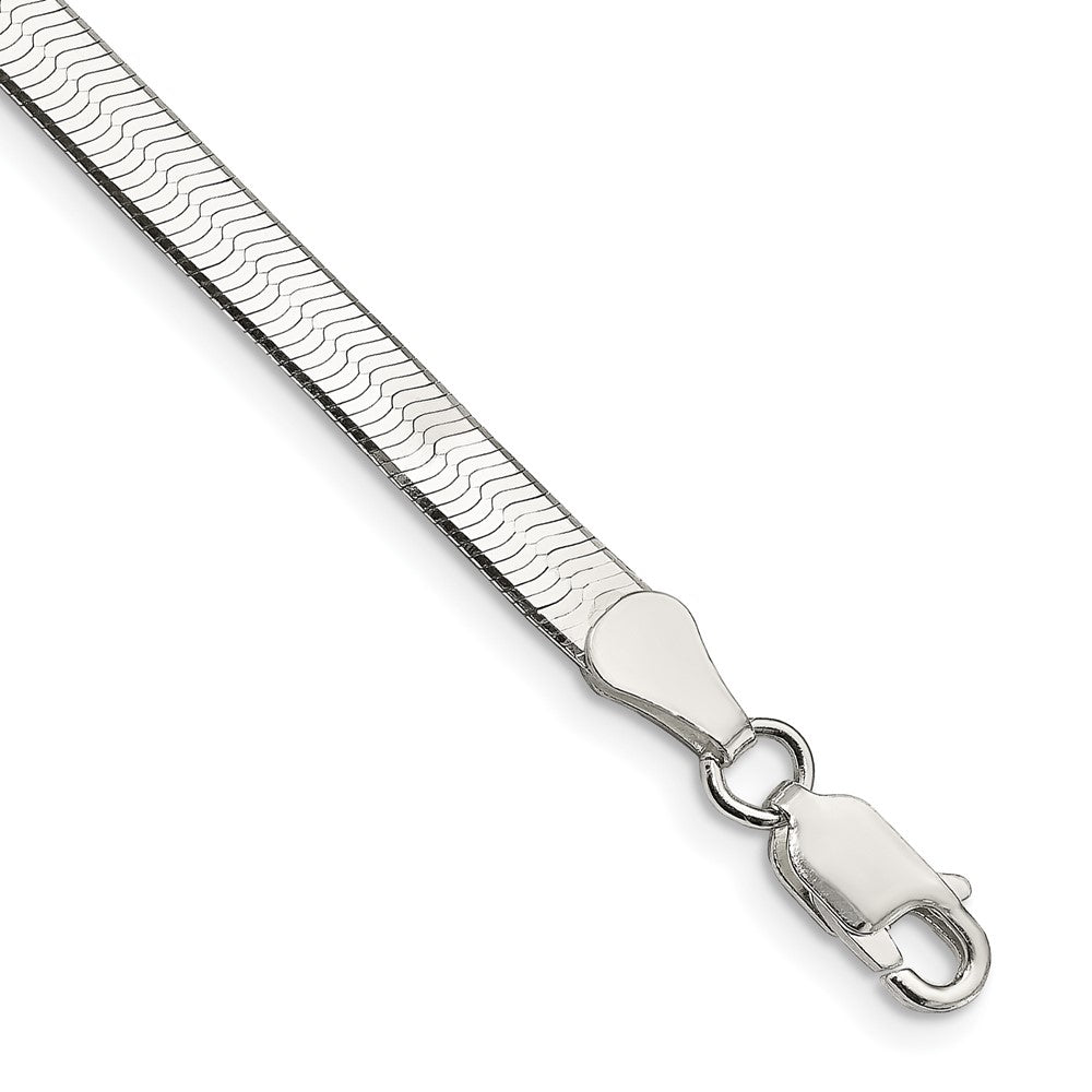 Sterling Silver 4.5mm Magic Herringbone Chain 7 inches