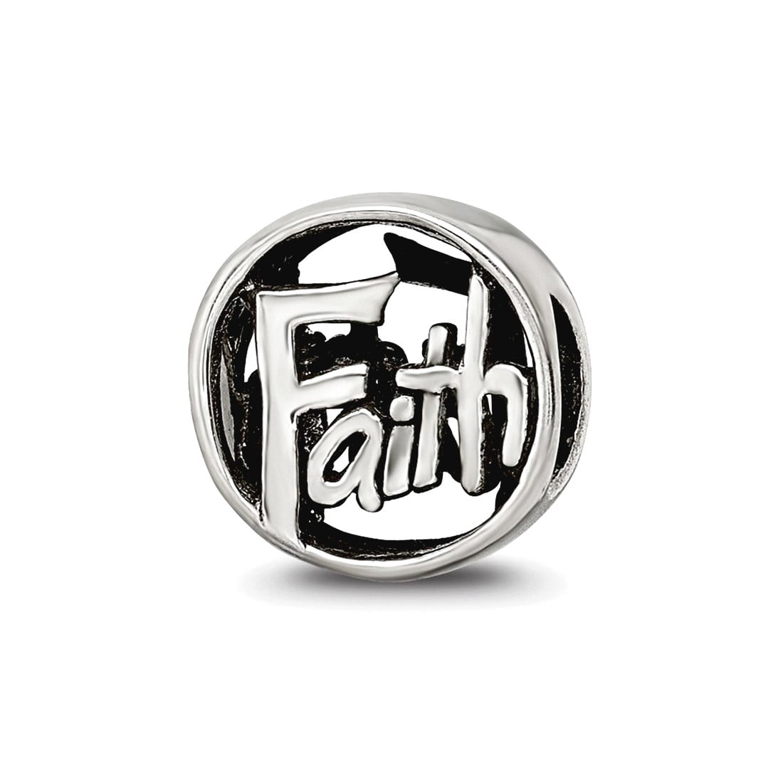Sterling Silver Reflections Faith Bead