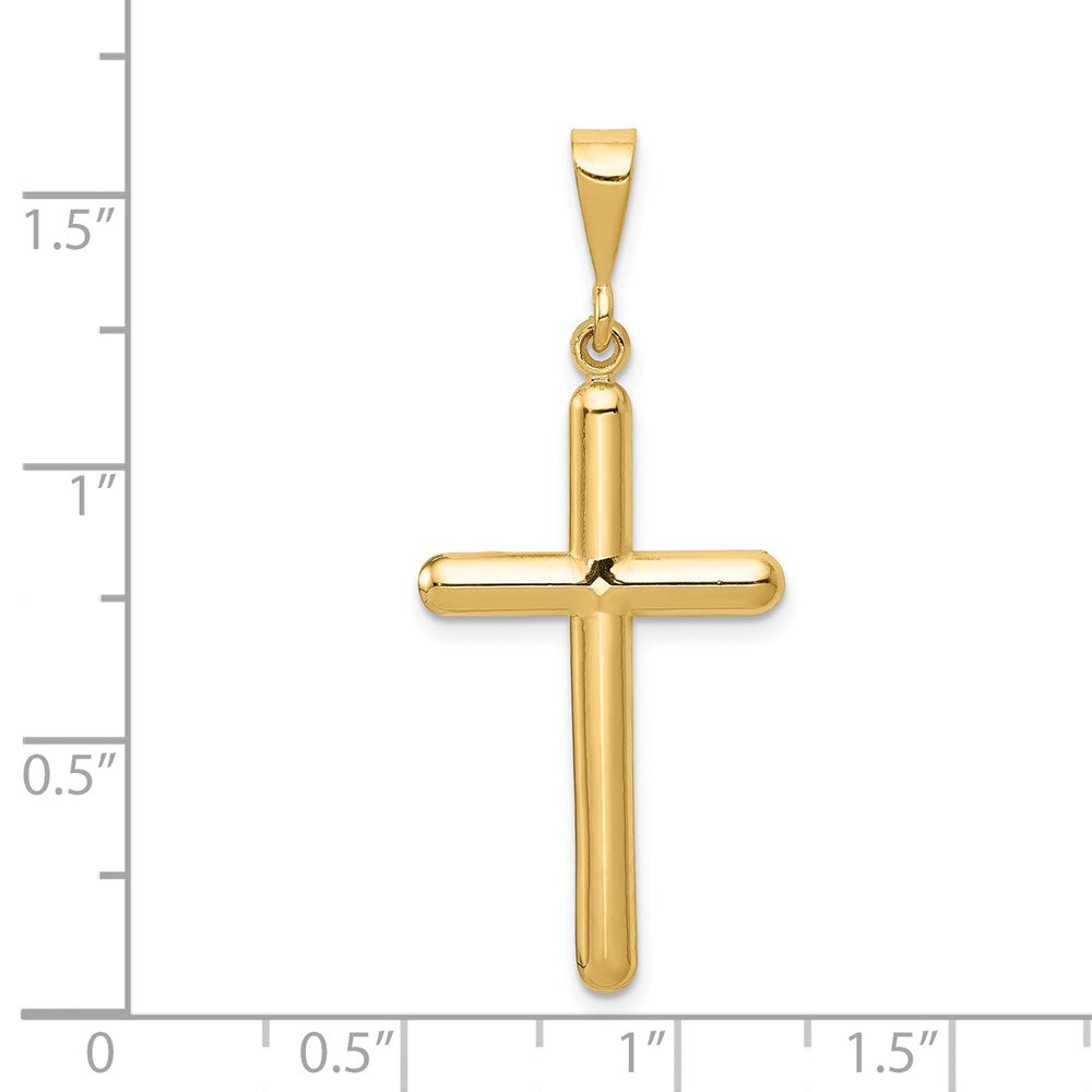 14k Cross Pendant Yellow Gold