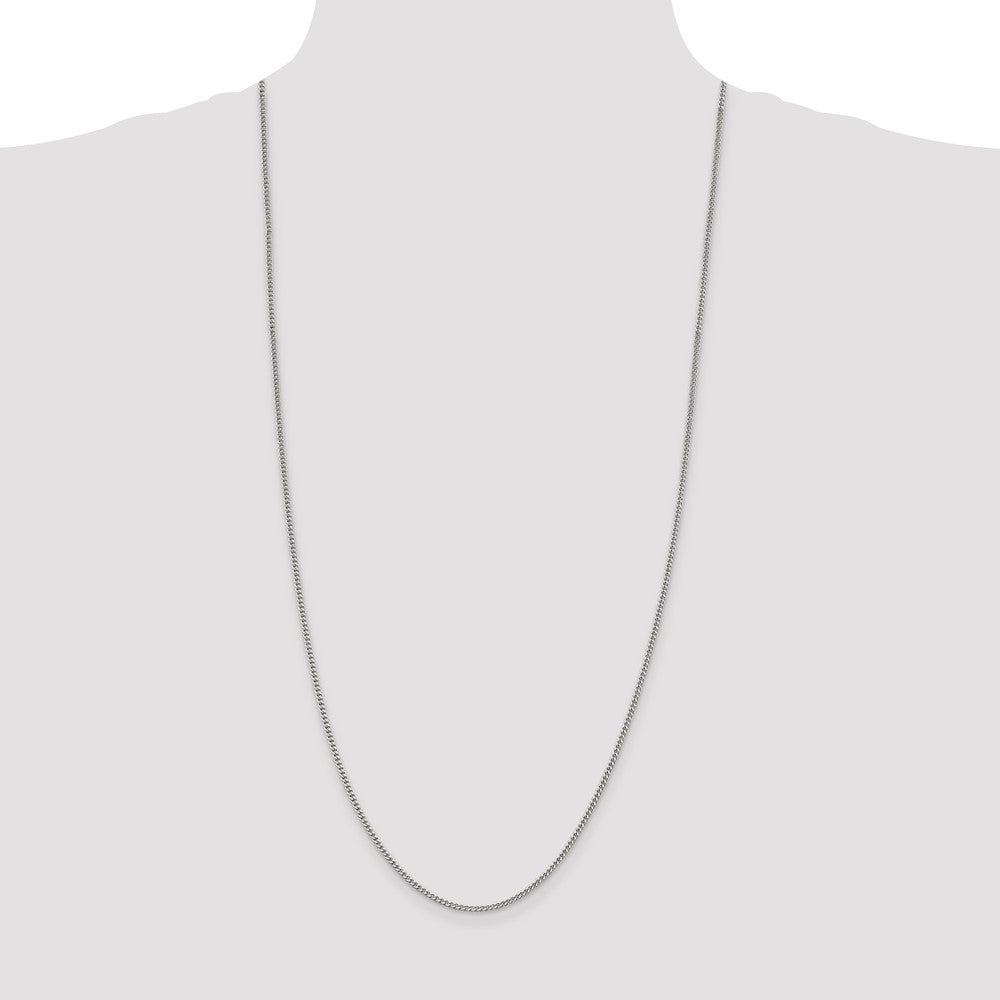 Sterling Silver 2mm Curb Chain 30 Inches