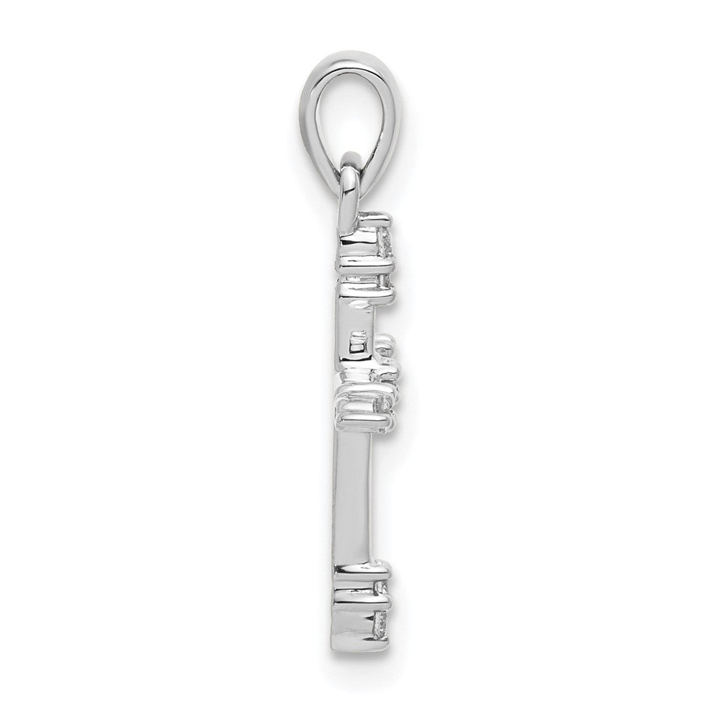 10kw Diamond Cross Pendant