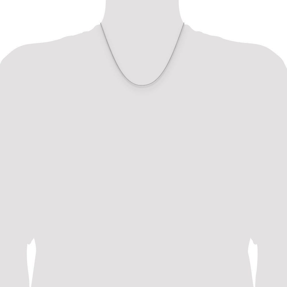 14k WG 1.5mm Cable Chain